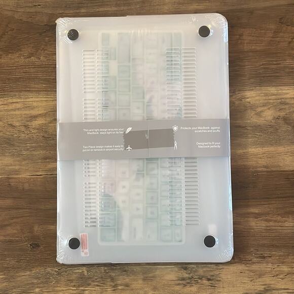 MacBook Air 13” years 2010-2017 leaves design hardshell case - Picture 2 of 3